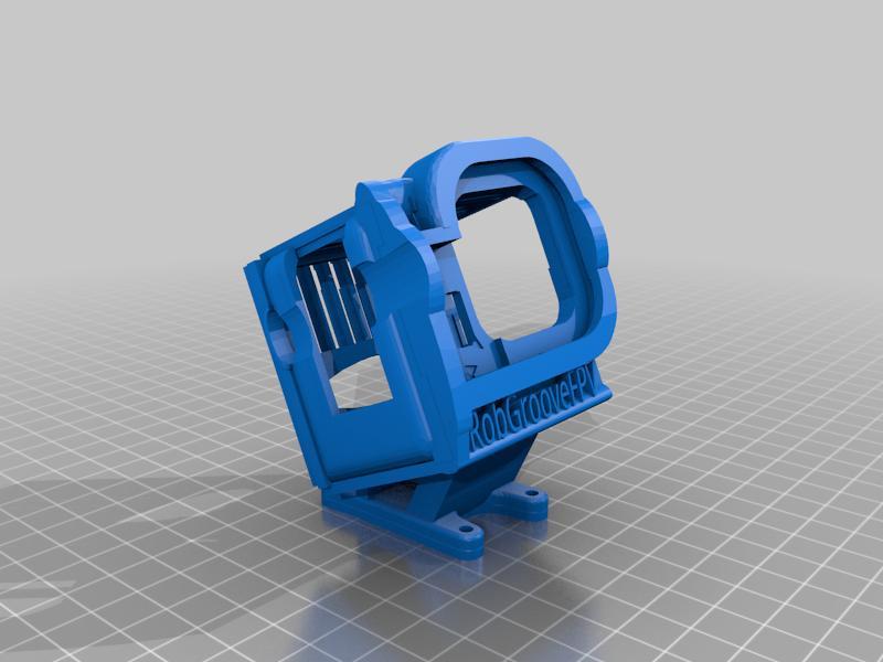 GoPro 11 Mini TPU Drone Mount Cage V5.1 - 25deg (iFlight - APEX - DemiBot)