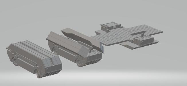 Anakonda Amphibious Rig Full Scale