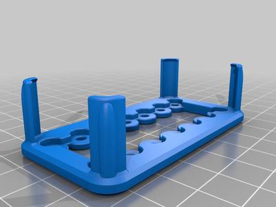 Case for Raspberry Pi Zero 2 W with mounting in a structural profile with a 6 mm groove