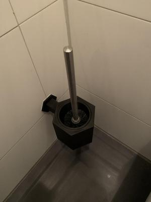 WC borstelhouder wand