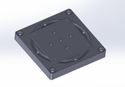 Vesa 100mm to Vesa 150mm support with 360° Rotation