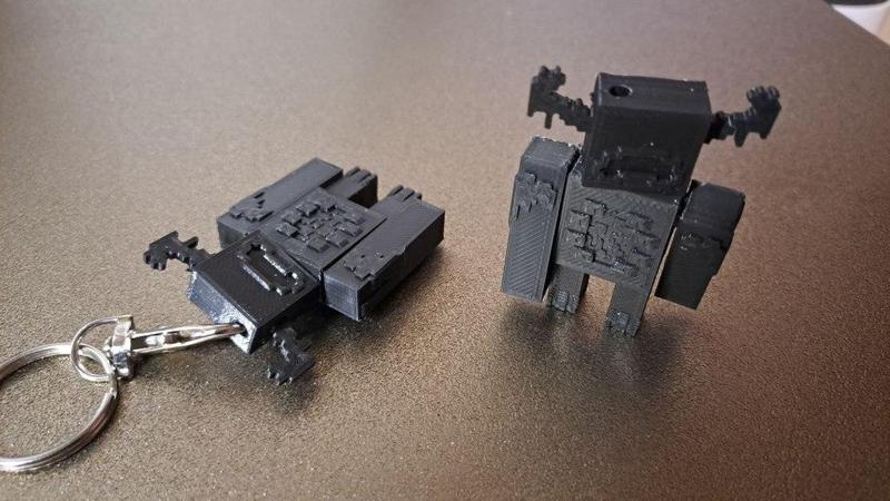 Articulated Warden keychain