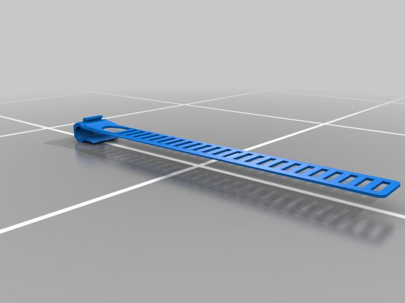 Clip-on cable tie (PLA)