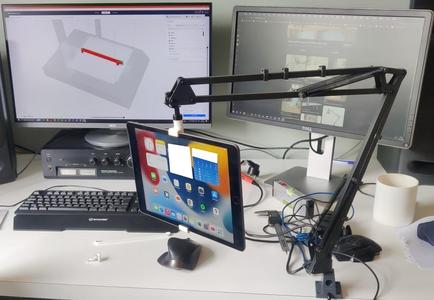ipad 9 holder mic stand