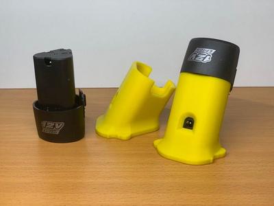 Battery holder for 12v power tools