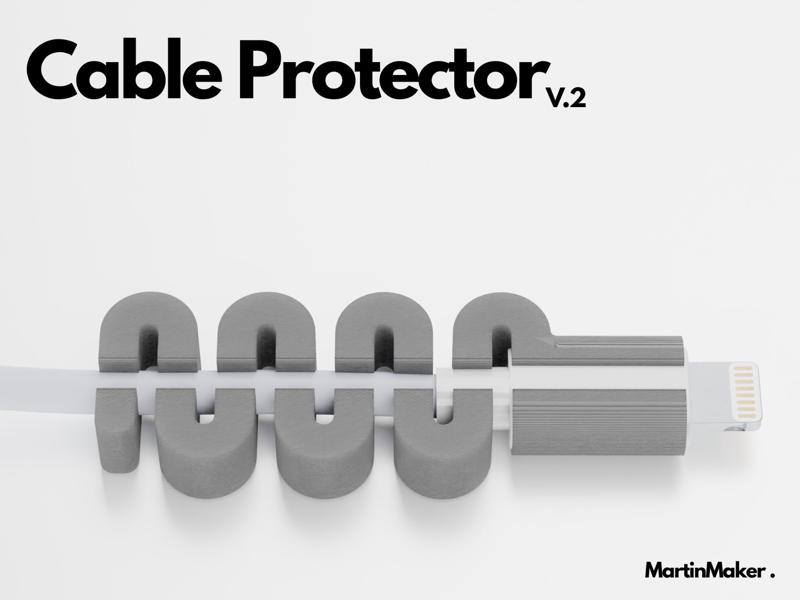 Cable Protector v² (Designed for Lightning Cables)