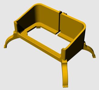 Vertical stand for Innolux "Valovoima Mini DTW" bright light lamp