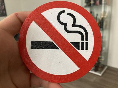 No Smoking sign