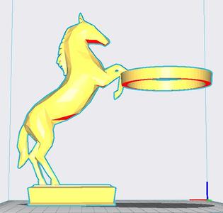Horse wine stand