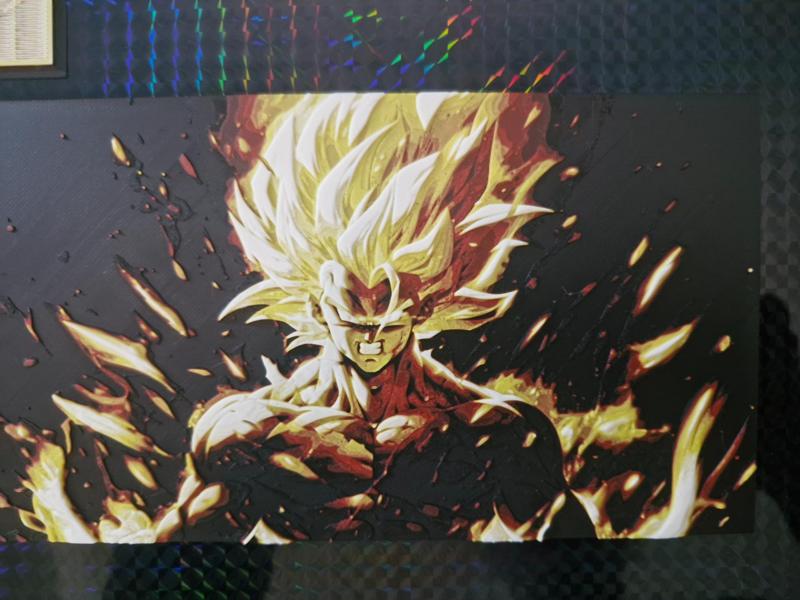 Super Saiyan Surge – Goku Hueforge Wall Art