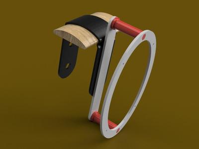  Speaker Mounting Bracket for Cubicle Walls