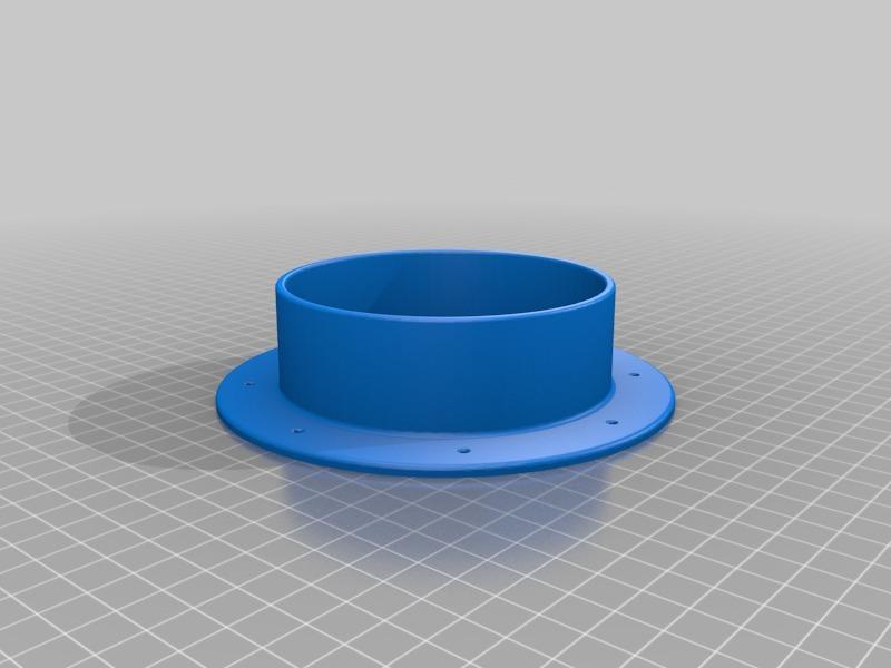 4" inch duct take off collar