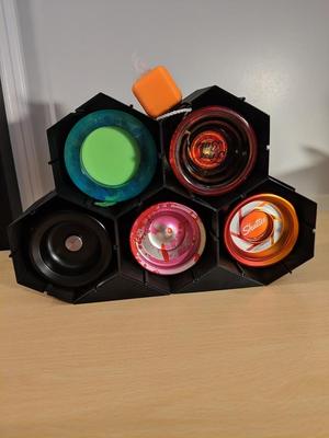 Bottom triangles for yoyo hex display