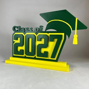 2027 Graduation Decoration STL File – Perfect for Gifts and Celebration - NO AMS - COMMERCIAL LICENSE