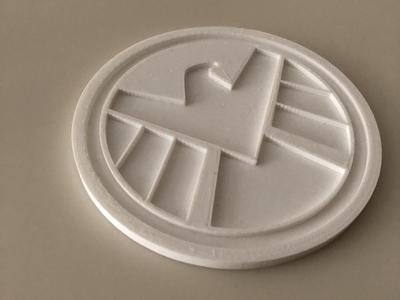 SHIELD logo coaster