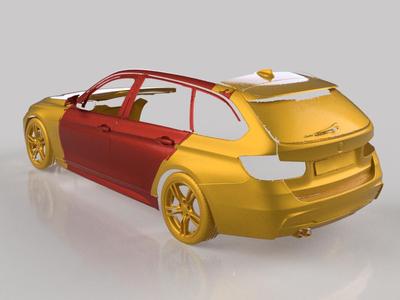 BMW 3 SERIES F31 - SIDE PANEL/DOORS - 3D SCAN