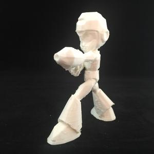 Mega Man Action Figure_Low Poly