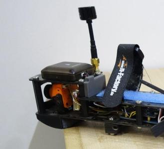 Mini Race Wing Battery Wall with Cable passage