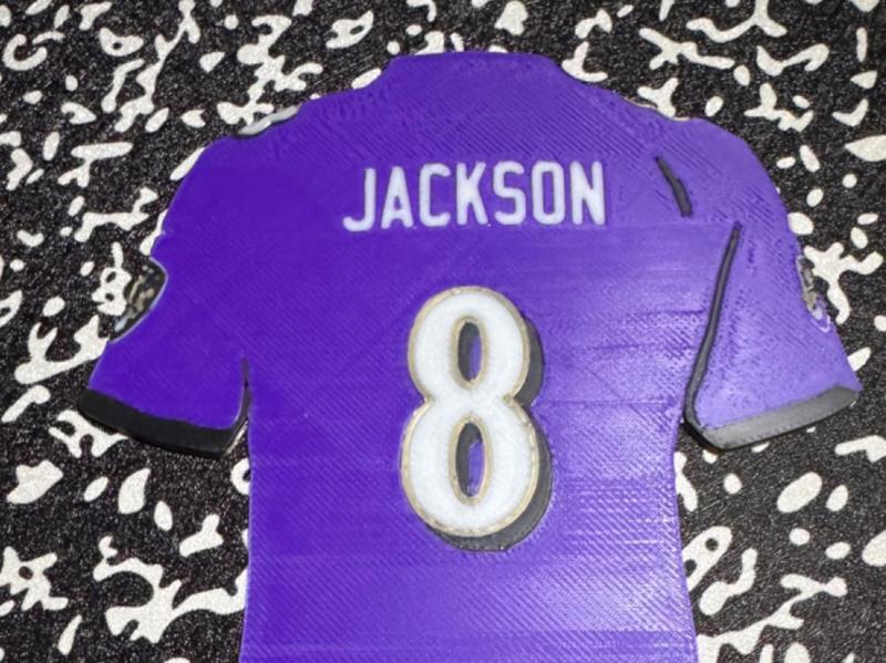 Lamar, Jackson, ravens jersey
