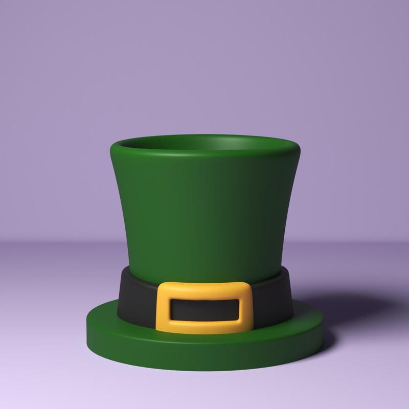 St. Patrick's Hat Planter