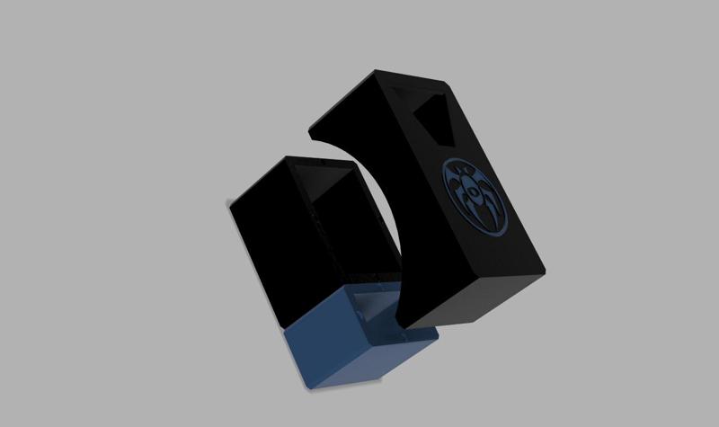 Deck Box - Dimir (Blue & Black, 110 Sleeved Cards, Dice Compartment)