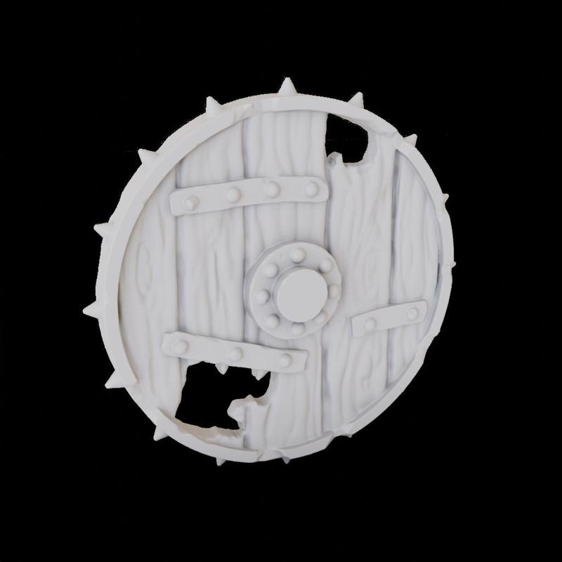 Damaged Wood and Metal Fantasy Wheel (Includes supported files)