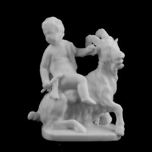 Cupid on goat at the Cardiff Museum, Wales