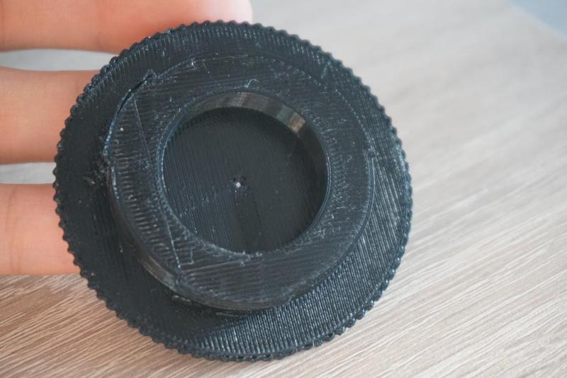 E Mount camera obscura - hole adapter