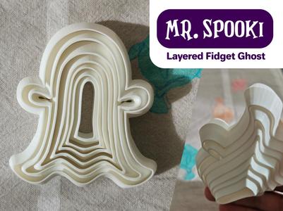 Mr. Spooki - Layered Fidget Ghost