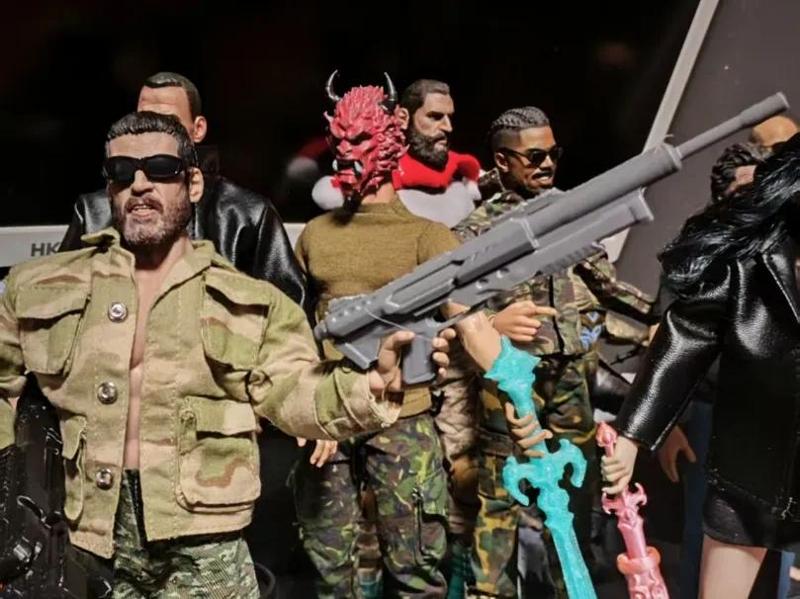 1:6 Scale Figure Weapon - Sci-Fi Rifle