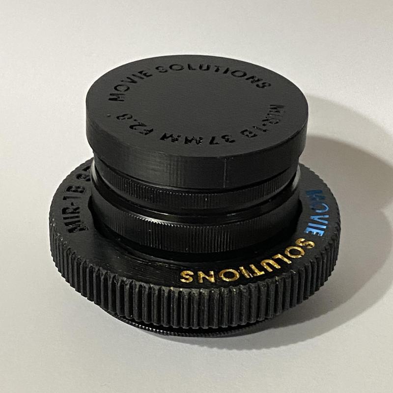 Cine Mod Focus Gear and Caps for MIR 1B (1V) 37mm