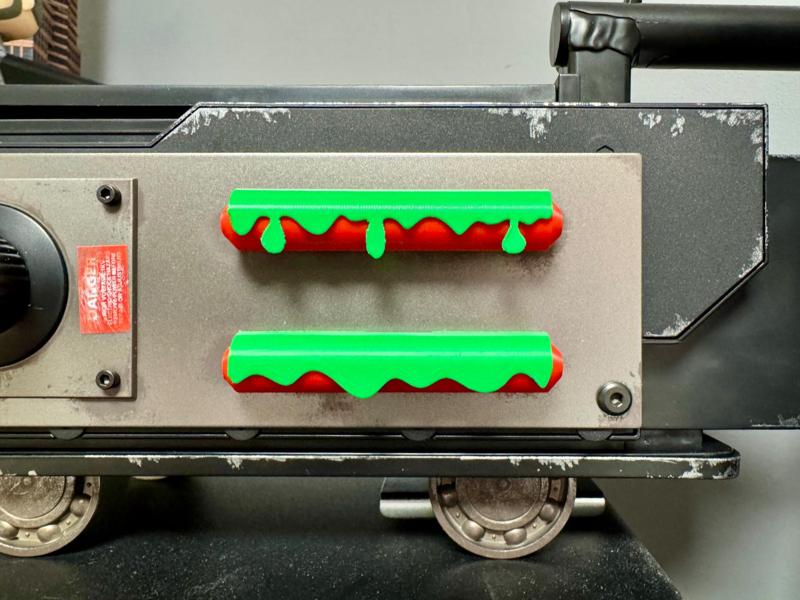 Ghostbusters Haslab ghost trap slime covered bars