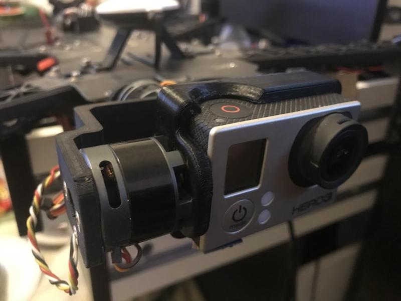 TBS Disco Gimbal GOPRO holder and arm for 2208 motors