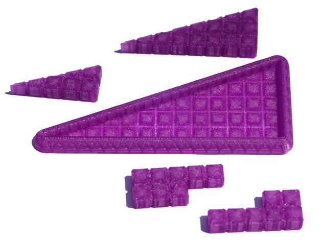 Triangle "Missing Square" Puzzl