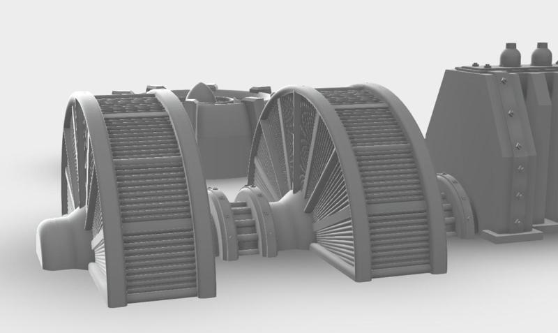 Wargaming compatible terrain - Turbine
