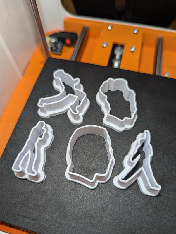 Freddie Mercury Cookie Cutters 02cm - 10cm