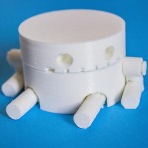 Skelebot - Moving Skeleton Disc bot!