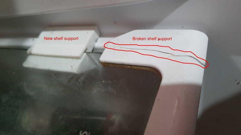 ATMA Side Support Glass Shelf Refrigerator Shelf