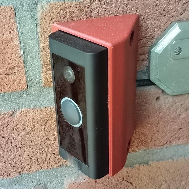 Mount for wired doorbell camera
