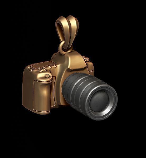 photo camera pendant 3D print model