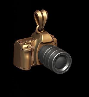 photo camera pendant 3D print model