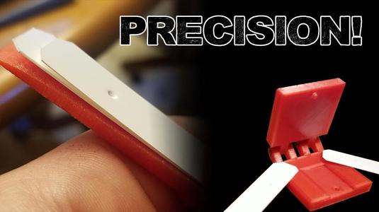 Duck call reed dimple jig