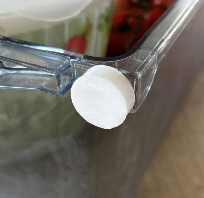 Replacement castor for SABA CB315HNFEX refrigerator/freezer drawers