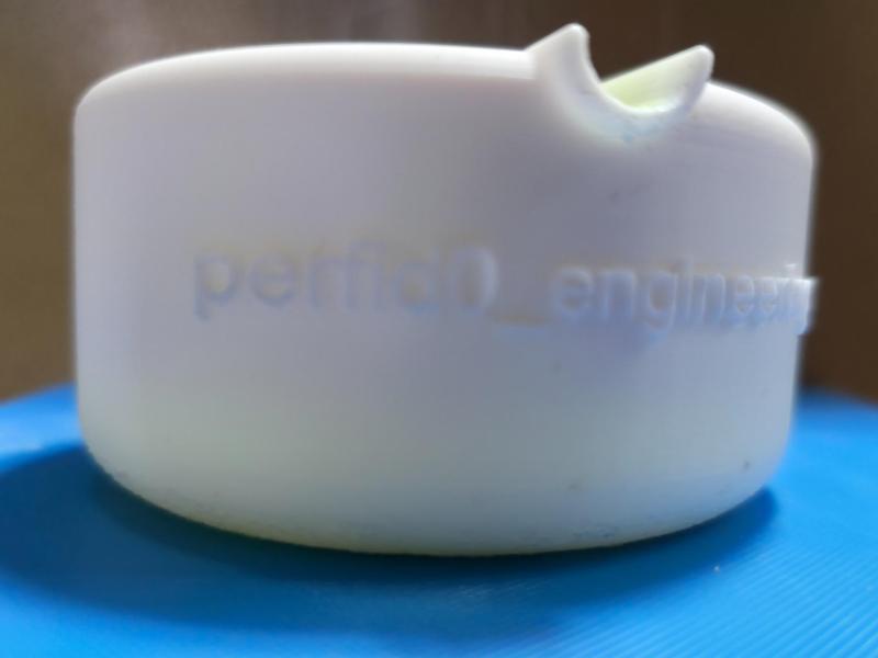 Small ashtray with printable interior