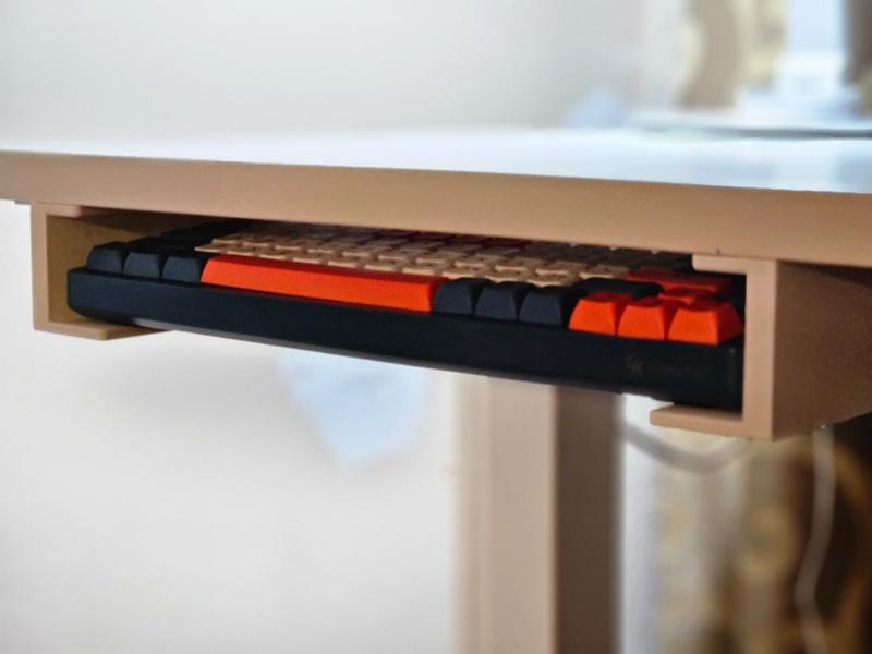 Under table keyboard mount