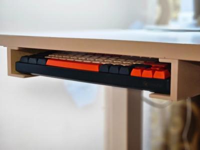 Under table keyboard mount