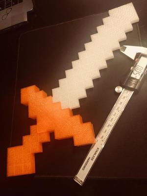 Diamond sword of Minecraft