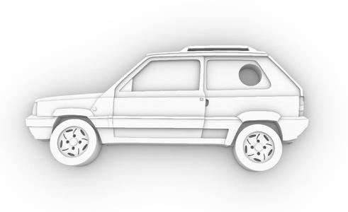 Panda 4x4 Keychain 2.0