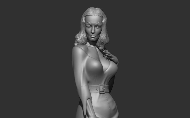 Vampira Horror Actress Vintage Models