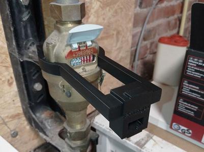 ESP camera mount for pidpa water meter